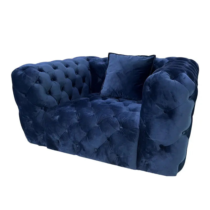Burlington Blue Sofa Fin and Furn