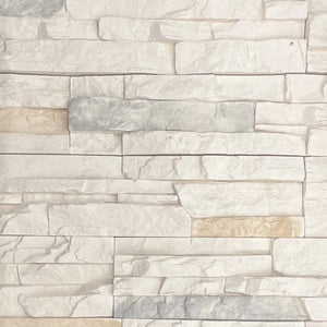 Crater White and Grey Natural Stone - Flats Fin and Furn