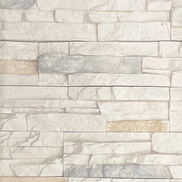 Crater White and Grey Natural Stone - Flats Fin and Furn
