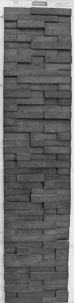 Draco Black 3-D Smooth Ledge Cultured Stone - Flats Fin and Furn