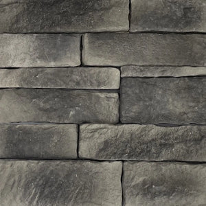 Fornax Black and Grey Cultured Stone - Flats Fin and Furn