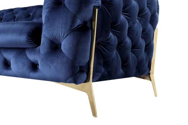 Percy Blue Sofa Fin and Furn