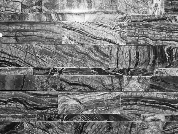 Rigel Black Marble Ledge Natural Stone - Flats Fin and Furn