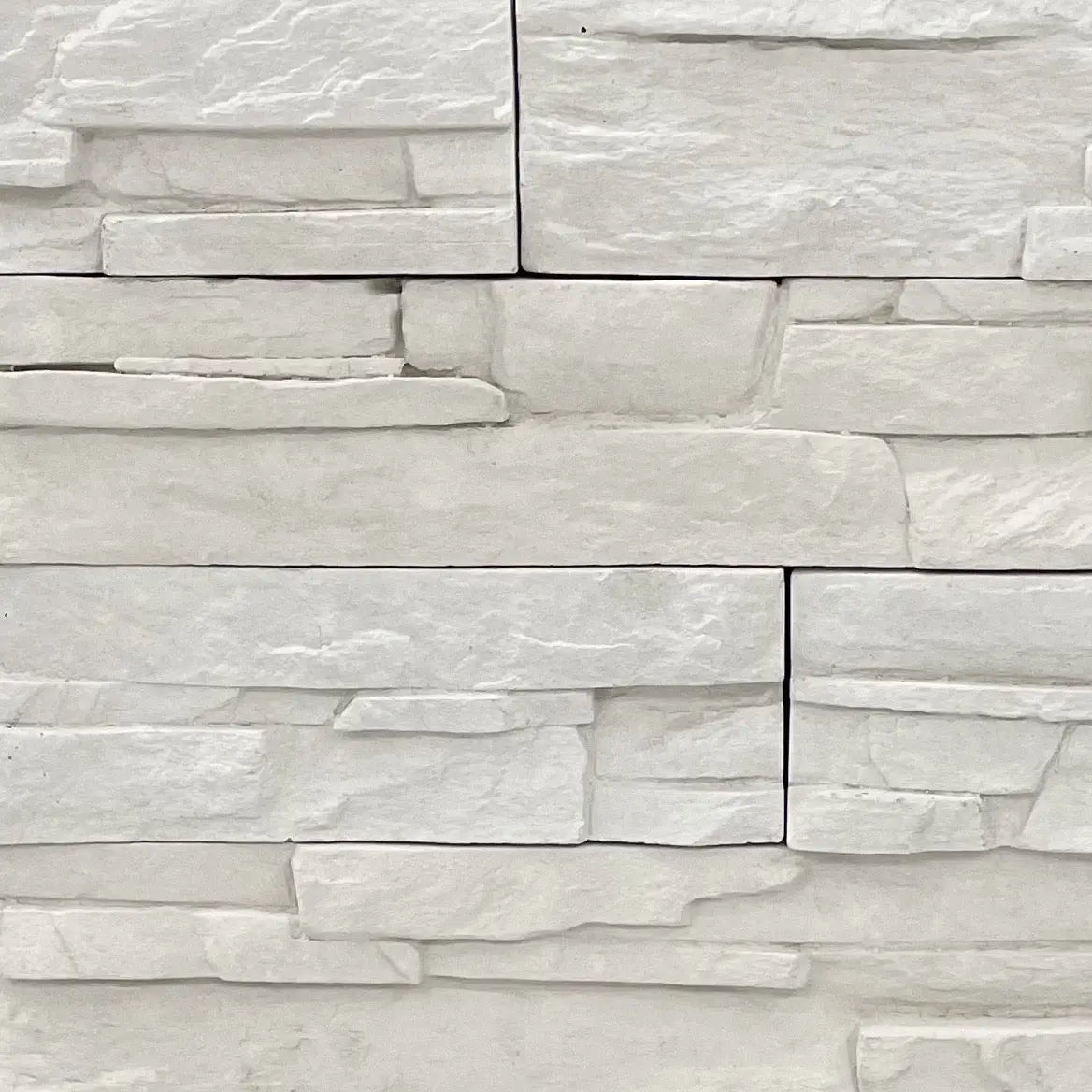 Serpens Textured White Cultured Stone - Corners Fin and Furn