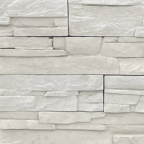 Serpens Textured White Cultured Stone -Flats Fin and Furn