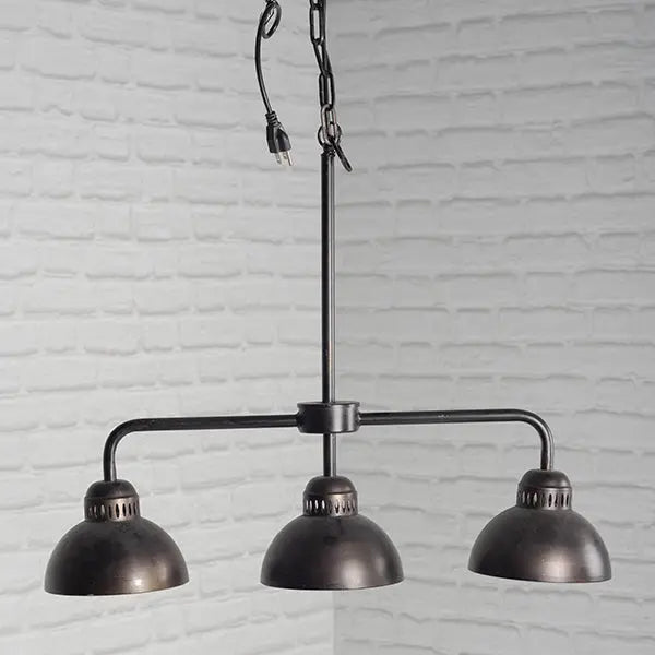 Tide Metal Shade 3 Light Pendant Lamp Fin and Furn 