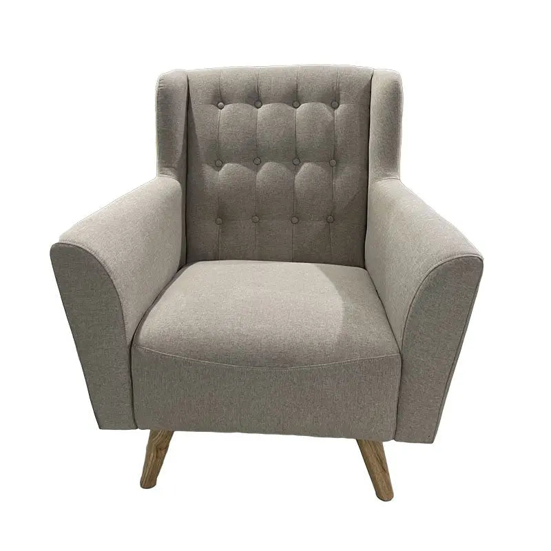 Warwick Beige Lounge Chair- Fin and Furn